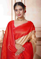 Kanchipuram Silk Saree Off White