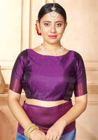 Kanchipuram Silk Saree Sky Blue