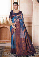 Kanjivaram Saree Blue