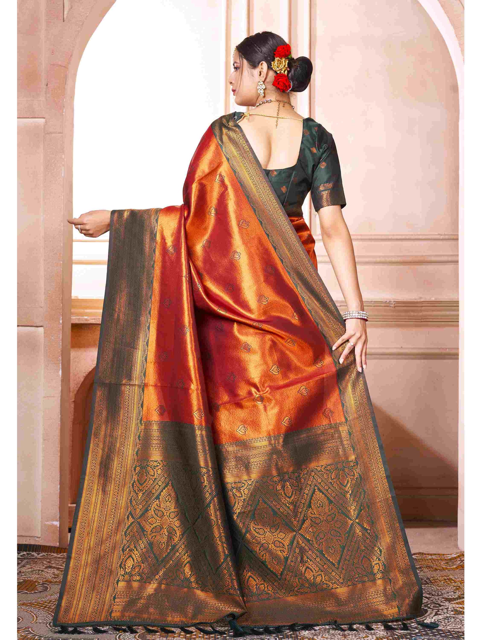 Kanjivaram Saree Bronze