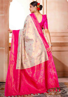 Kanjivaram Saree Cream