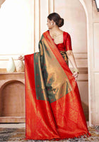 Kanjivaram Saree Green