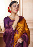 Kanjivaram Saree Mustard