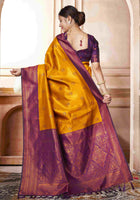 Kanjivaram Saree Mustard