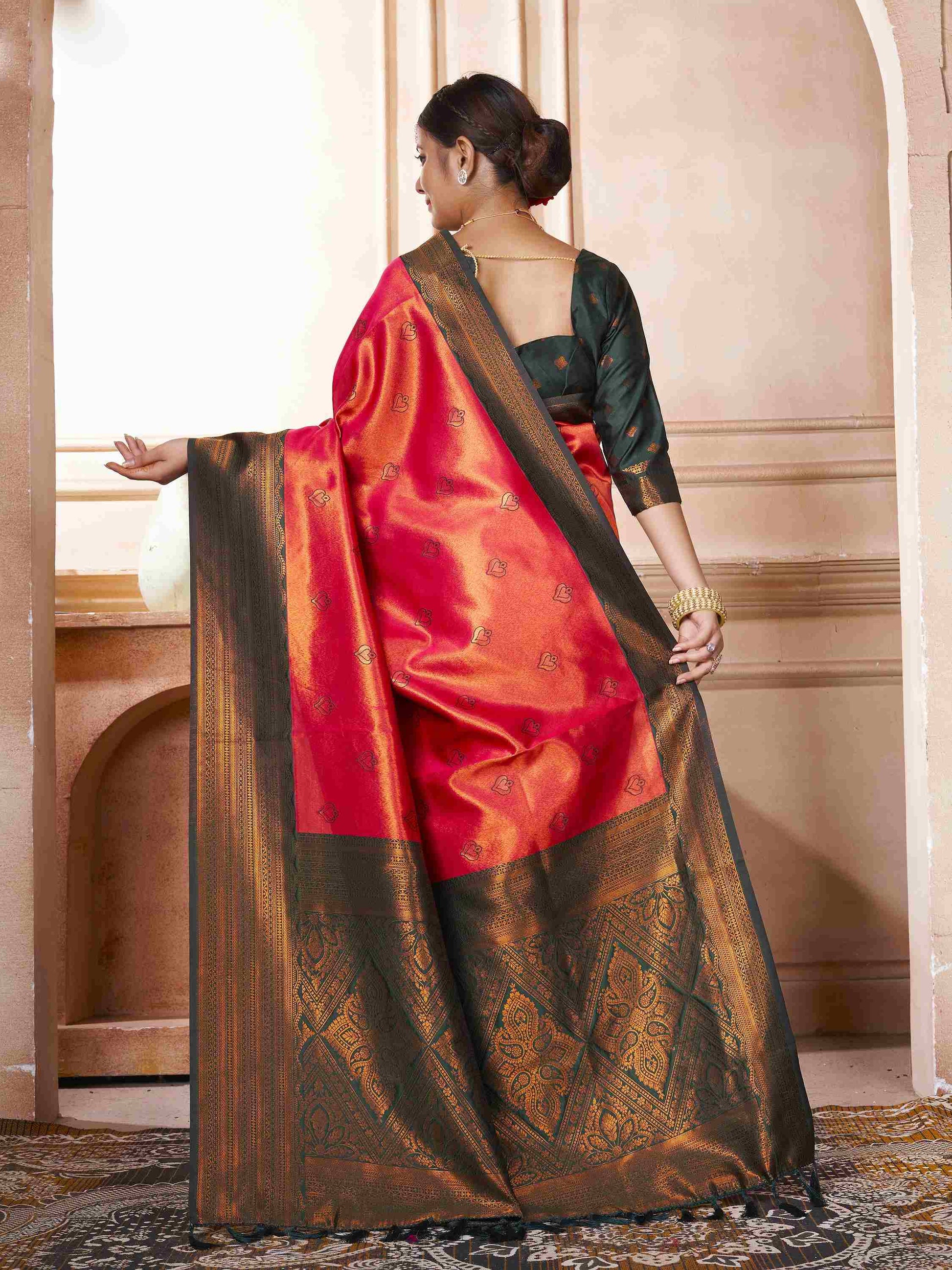 Kanjivaram Saree Red