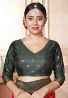 Kanjivaram Saree Red