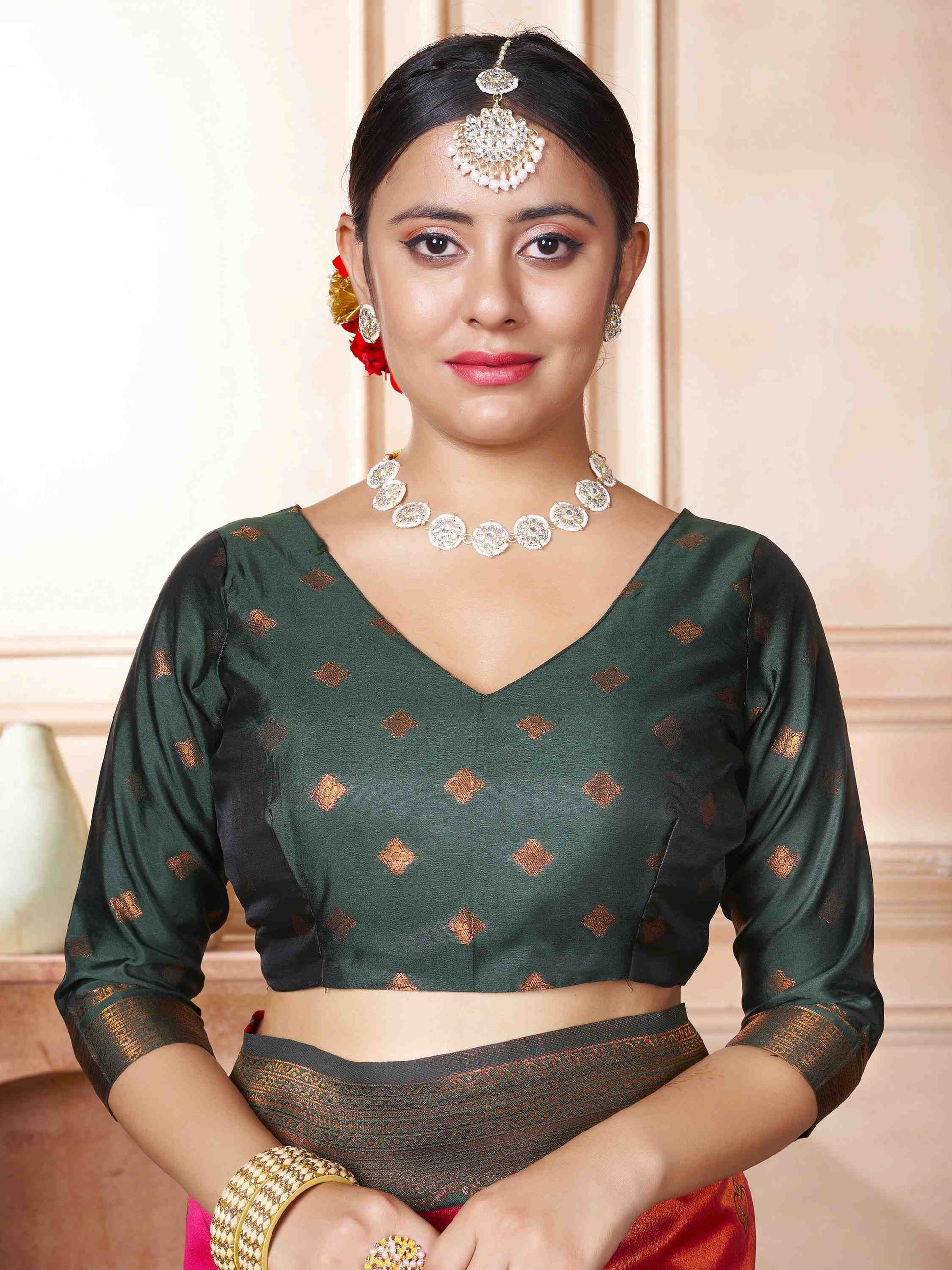 Kanjivaram Saree Red