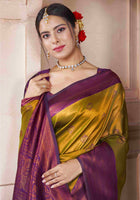 Kanjivaram Saree Yellow