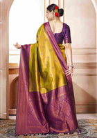 Kanjivaram Saree Yellow
