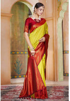 Light Green Kanjivaram Silk Saree