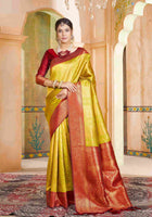 Light Green Kanjivaram Silk Saree