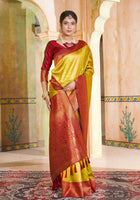 Light Green Kanjivaram Silk Saree