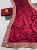 Maroon Silk Saree