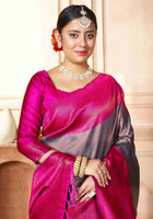 Mauve Kanchipuram Silk Saree
