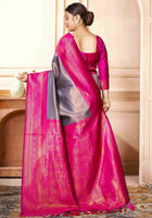 Mauve Kanchipuram Silk Saree