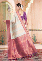 Mint Green Kanjivaram Silk Saree
