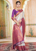 Mint Green Kanjivaram Silk Saree