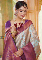 Mint Green Kanjivaram Silk Saree