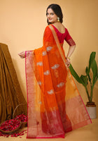 Organza Saree Orange