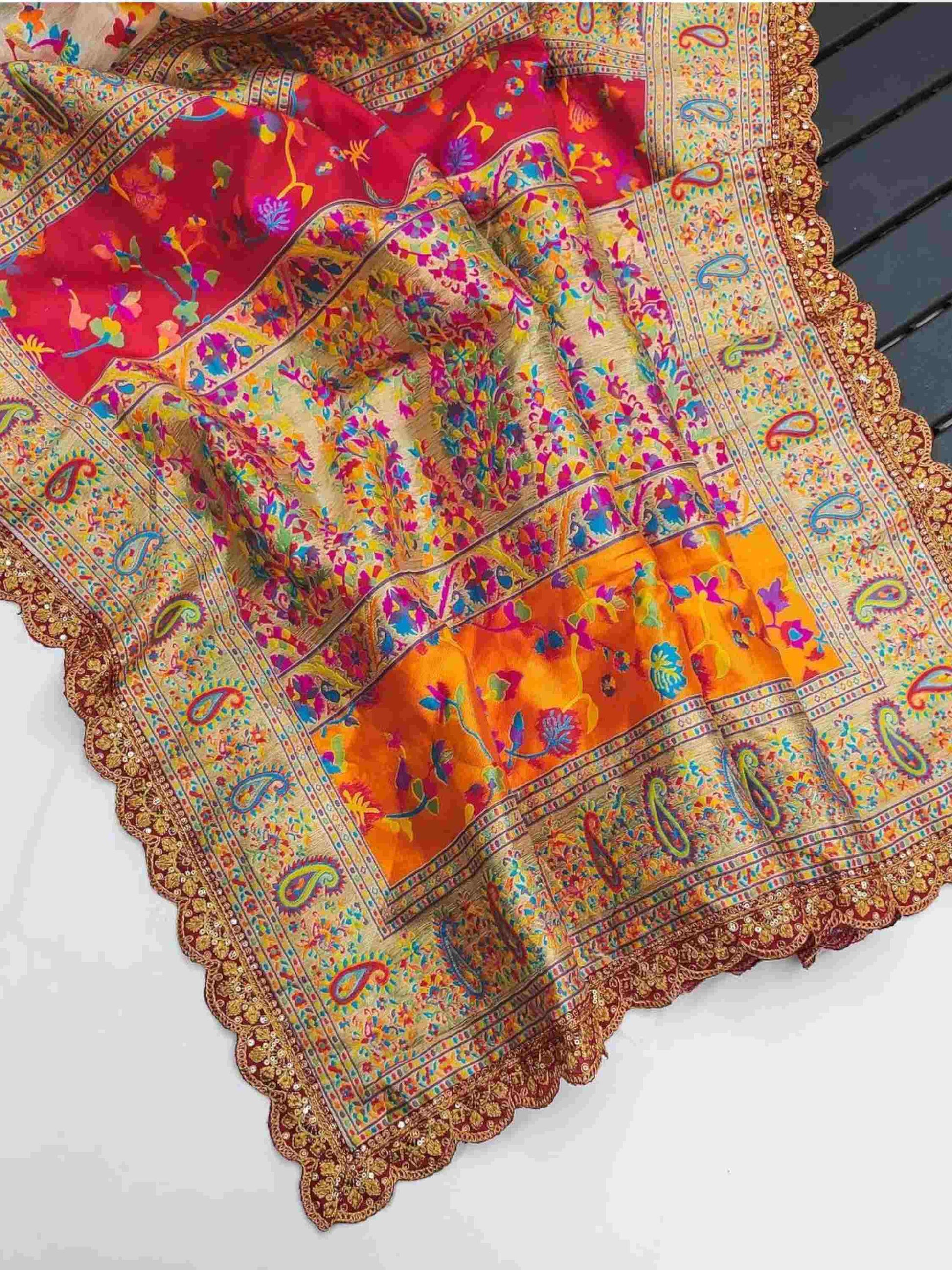Pashmina Silk Saree