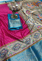 Pink Dola Silk Cotton Saree