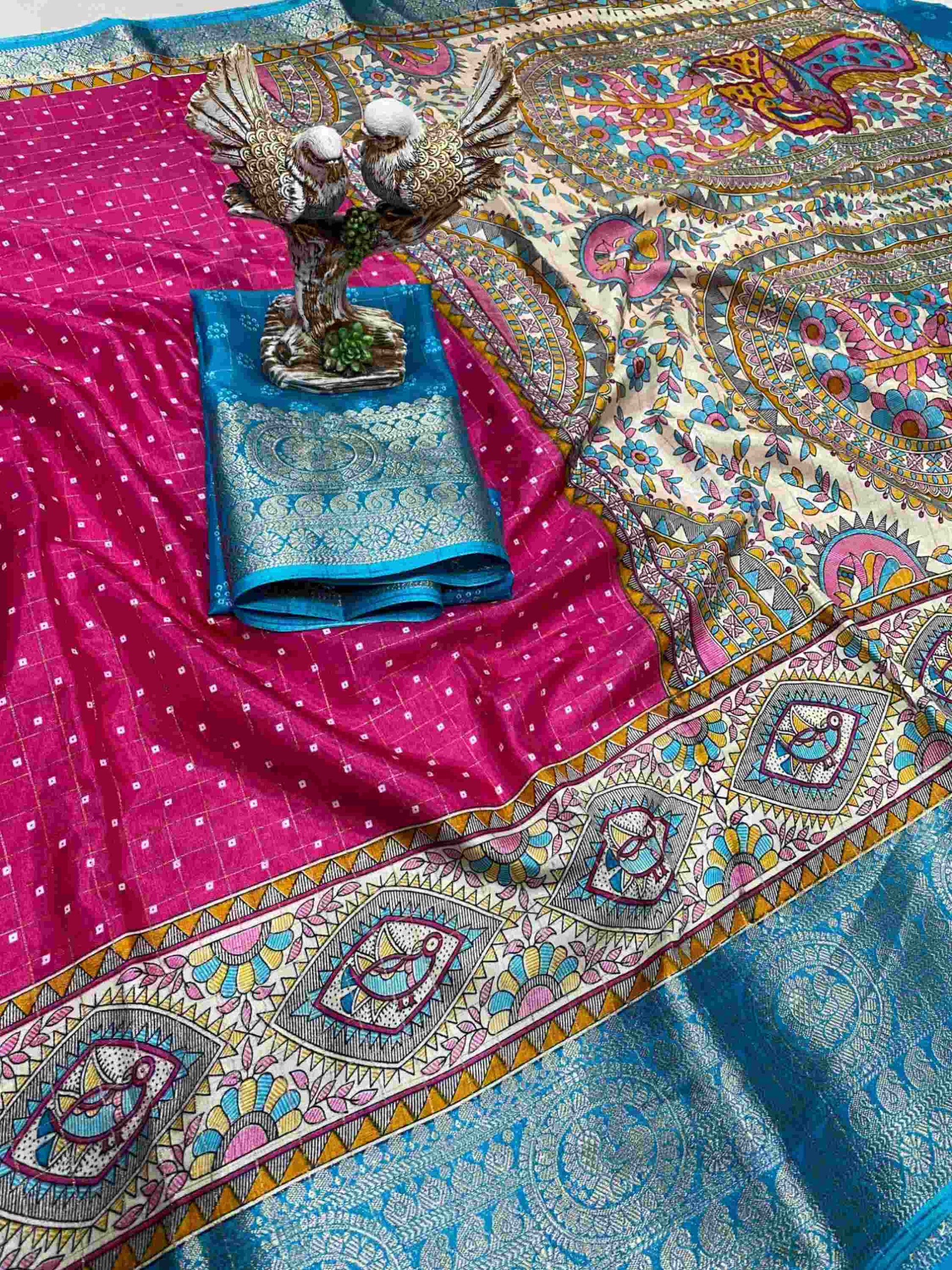 Pink Dola Silk Cotton Saree