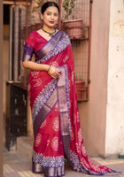 Pink Dola Silk Cotton Saree