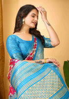 Pink Dola Silk Cotton Saree