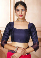 Pink Kanjivaram Silk Saree