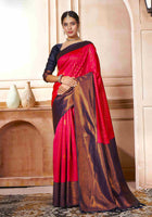 Pink Kanjivaram Silk Saree
