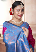 Pink Kanjivaram Silk Saree