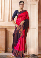 Pink Kanjivaram Silk Saree