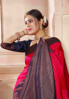 Pink Kanjivaram Silk Saree