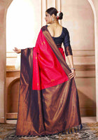 Pink Kanjivaram Silk Saree