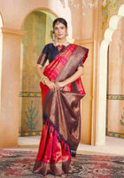 Pink Kanjivaram Silk Saree