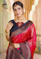Pink Kanjivaram Silk Saree