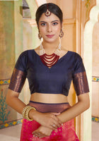 Pink Kanjivaram Silk Saree