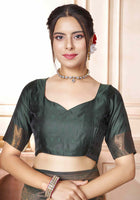 Purple Kanchipuram Silk Saree