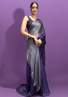 Purple Ready-to-Wear Saree