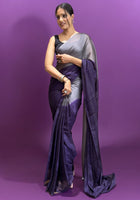 Purple Ready-to-Wear Saree