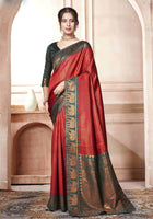 Red Kanjivaram Silk Saree