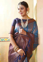 Royal Blue Kanjivaram Silk Saree