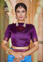 Silk Saree Royal Blue
