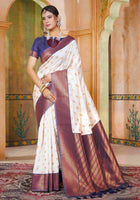 Silk Saree Cream