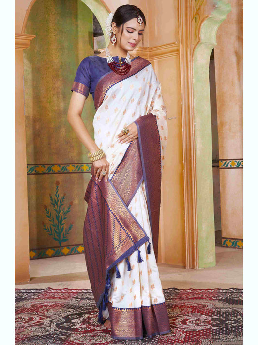 Silk Saree Cream