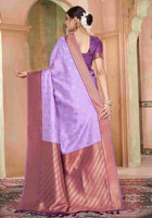 Silk Saree Lavender