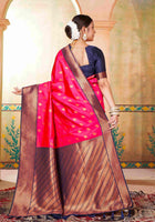 Silk Saree Pink