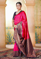 Silk Saree Pink
