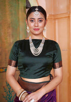 Silk Saree Wine