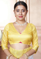White Kanjivaram Silk Saree